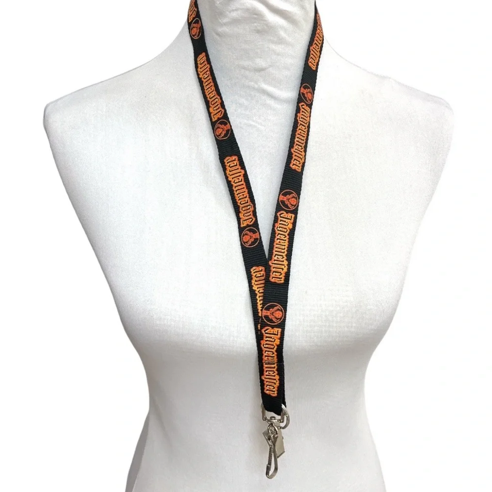 Jägermeister Badge Lanyard Black Orange One Size Fits Most